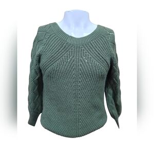 Unbrandes‎ Green Knit Women's Sweater Size Small
